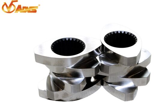 Harga bagus Blok Kneading Alloy yang tahan aus dengan Mesin CNC dan Desain Spline Involute untuk Extruder Sekrup Kembar on line