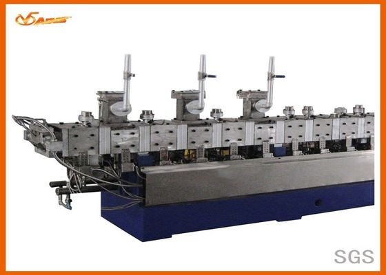 Harga bagus PE / PC / PVC Extruder Industri, Extruder Compounding Ulir Sekrup Pengumpanan Ganda on line