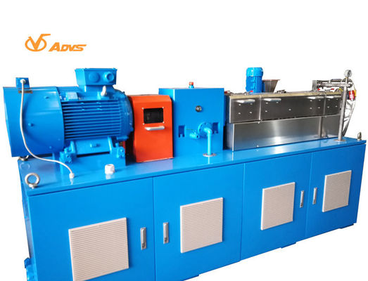 Harga bagus Mesin Ekstrusi Skala Kecil, Extruder Sekrup Ganda 50kg / H Dengan Pengumpan Samping on line
