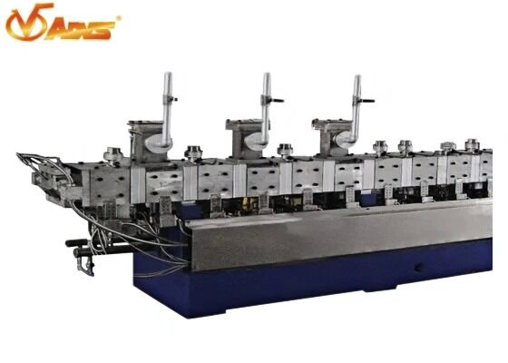 Harga bagus PE PC dan PVC Multiple Feed Twin Screw Compounding Extruder on line