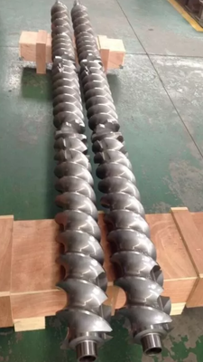 Harga bagus Threaded Cold Rolling Shaft Untuk Double Screw Extruder Elemen Sekrup Disesuaikan L / D on line