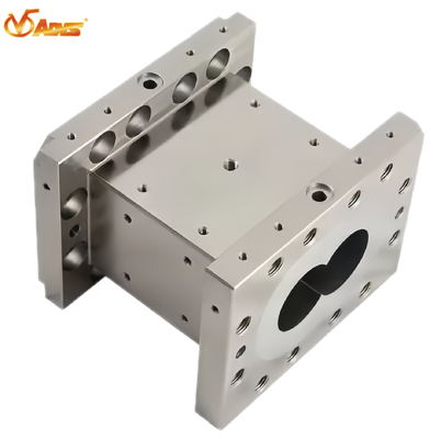 Harga bagus 38CrMoAlA Nitride Baja Extruder Bagian Sambungan Flange Involute Spline Shaft on line