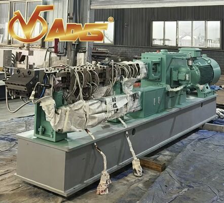 Harga bagus 450kg/h Torsi Tinggi Co-rotating Twin Screw Extruder dengan Masa Operasi Panjang on line