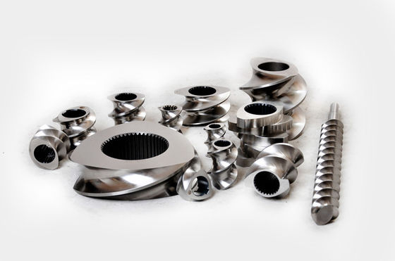 Kualitas Elemen Sekrup untuk Toshiba TEM58SS twin Screw Extruder Untuk PC / ABS HIP alloy pabrik