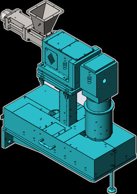 Good price Steel Side Feeder 62,8 Mm Screw Dia Untuk Memberi Makan Fiber Glass / Carbon Black on line