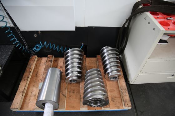 Good price Komputerisasi JSW Twin Screw Extruder Bagian-bagian Mesin Elemen Sekrup PVC Diproses on line