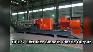 Twin Screw Extruder HPL77 Kompon Plastik Umum